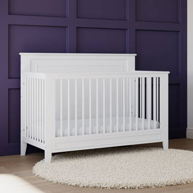 White sleigh deals crib